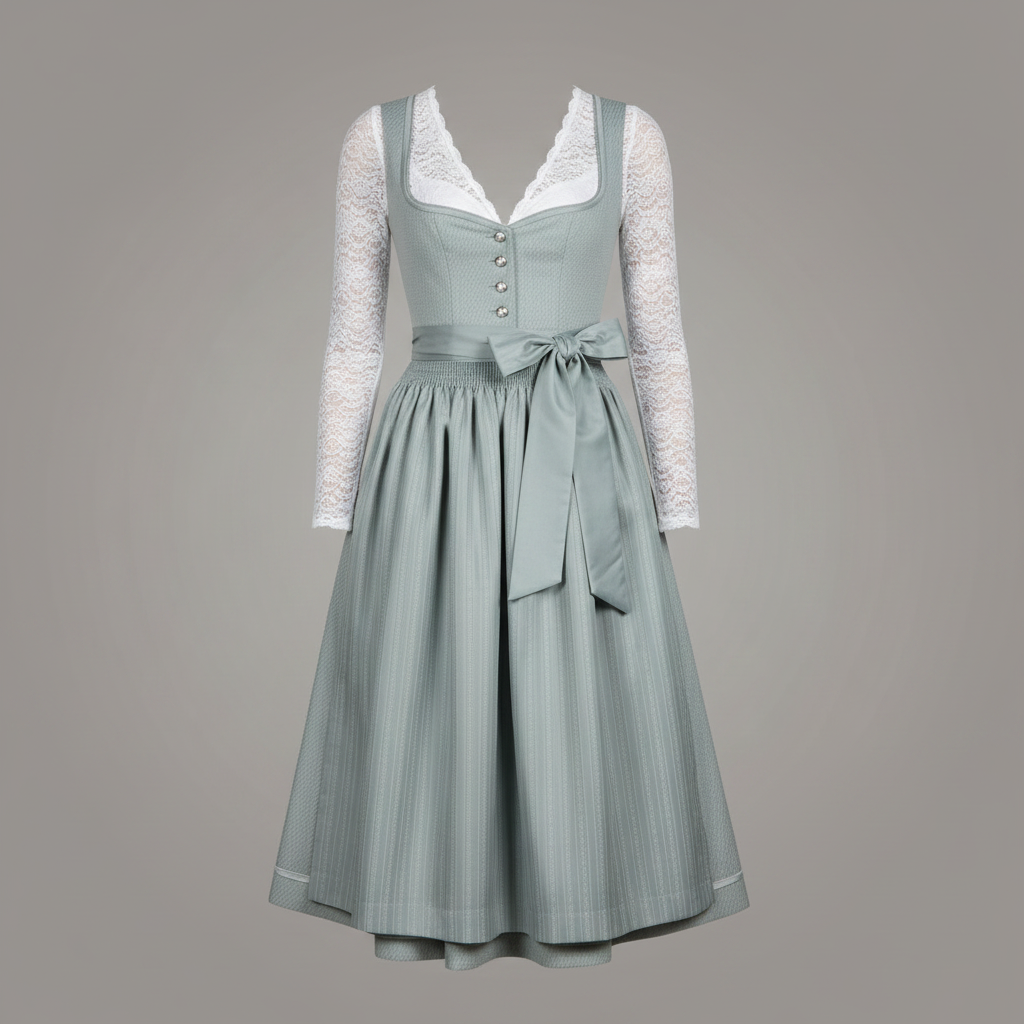 Elegant Dirndl Dress | Women's Traditional Oktoberfest Outfit
