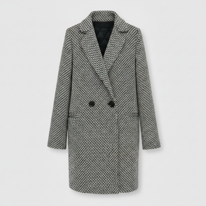 Elegant Long Wool Coat | Women's Winter Coat