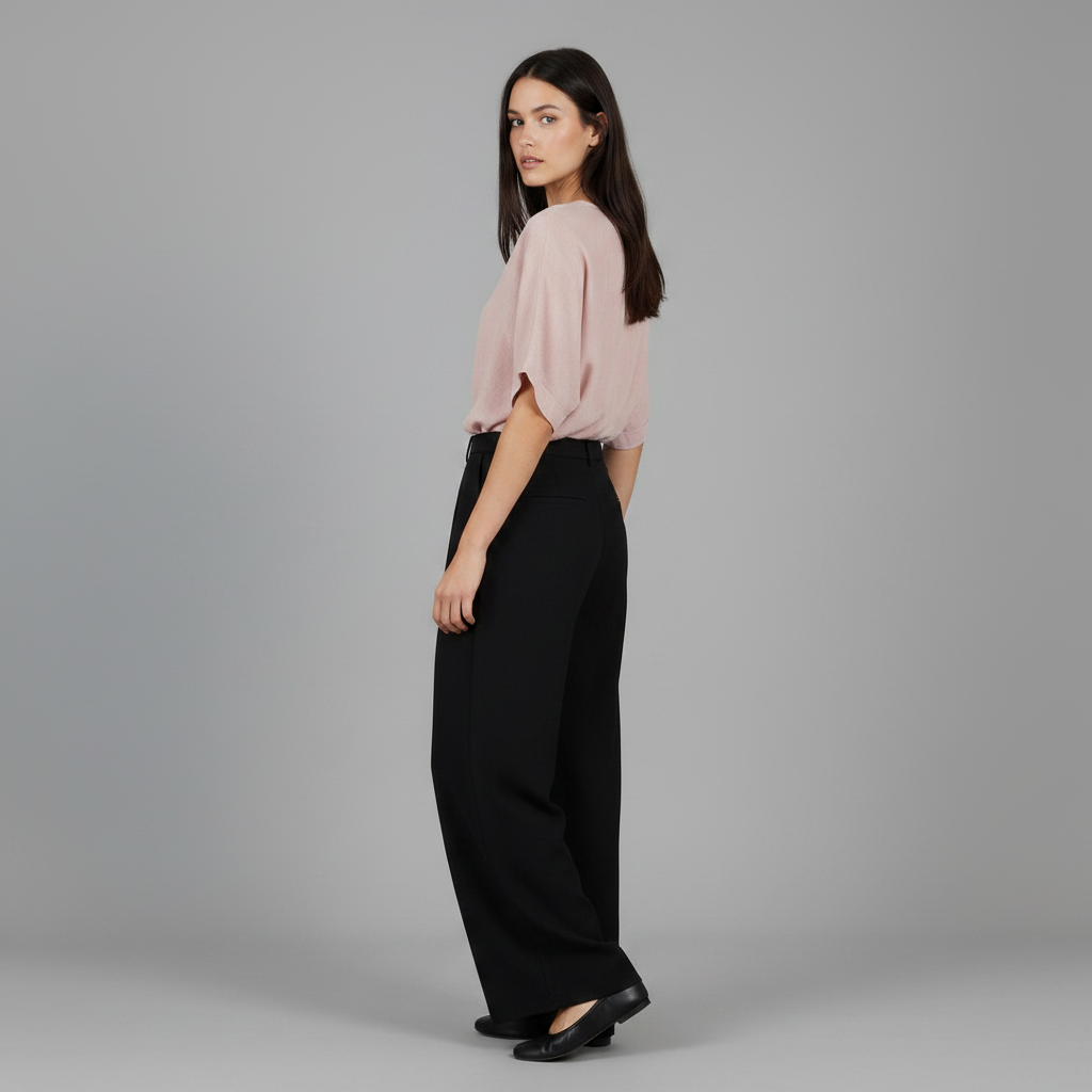 Elegant V-Neck Blouse | Women's Long Sleeve Top