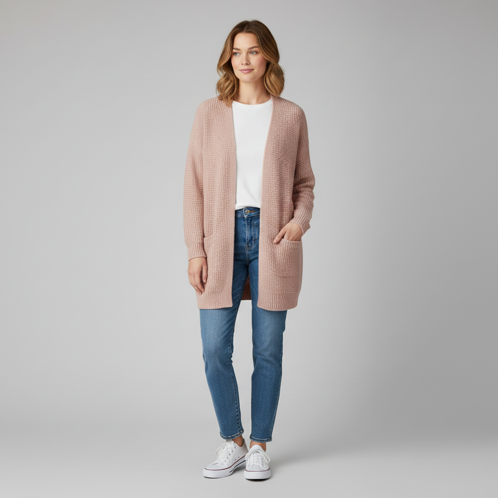 Elegant Women's Long Cardigan | Versatile Wardrobe Essential
