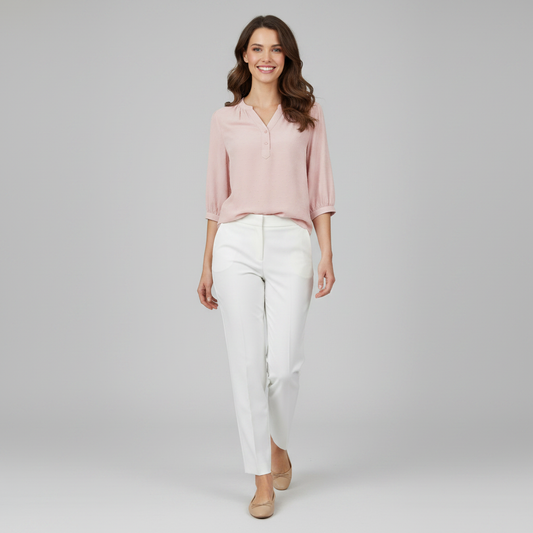 Silk Patchwork Blouse | Women's Summer Top