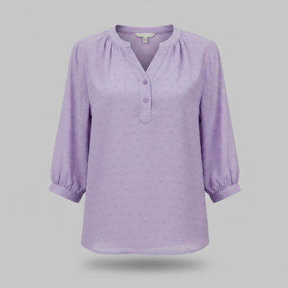Silk Patchwork Blouse | Women's Summer Top