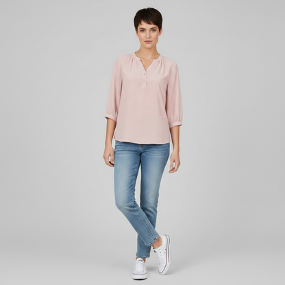 Silk Patchwork Blouse | Women's Summer Top
