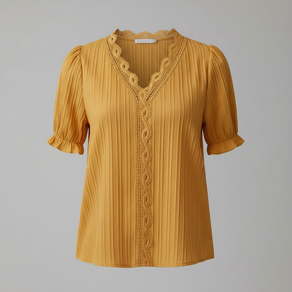 White Puff Sleeve Blouse | Women's Summer Top