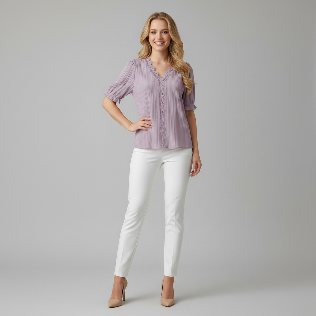 White Puff Sleeve Blouse | Women's Summer Top