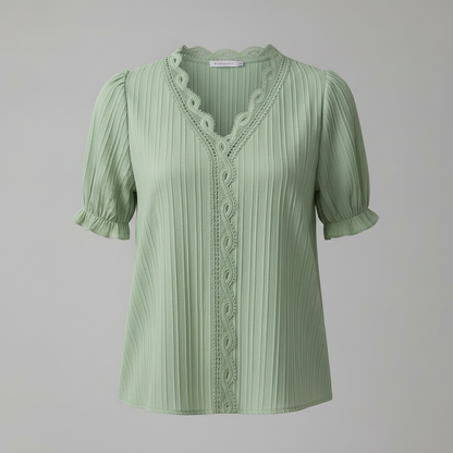 White Puff Sleeve Blouse | Women's Summer Top