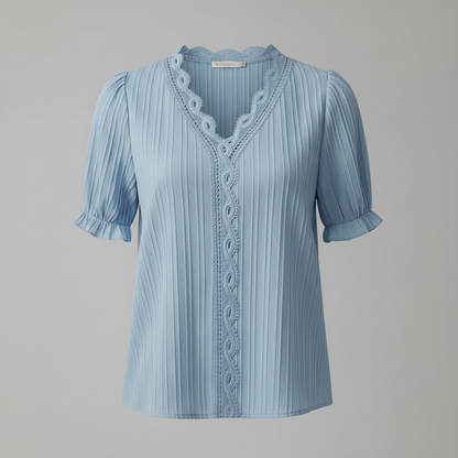 White Puff Sleeve Blouse | Women's Summer Top